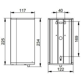 Сенсорный дозатор пены Keuco Plan 14956010437 хром